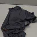 BRKURLEG Dog Raincoat with Harness for Small Dogs, Adjustable Waterproof Dog Rain Jacket, Reflective Rainproof Puppy 4 Legs Raincoat, Full Body Pet Rain Jacket, Dark Grey, M (M(Back Length9.8"))