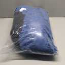 JOLLYVOGUE Calming Dog Bed for Small Dogs  23 inches Donut Washable Small Dog Bed for Kittens & Puppies, AntiSlip Round Fluffy Plush Faux Fur Cat Beds (Fits up to 25 lbs Pets, Navy Blue)