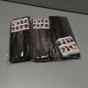 3 x Heatless Hair Curler Overnight Curl Rods for All Hair Types, Healthy and Stylish Heatless Curling Set jumbo heatless hair curler to sleep in Heatless Hair Curlers (Brown, Medium)