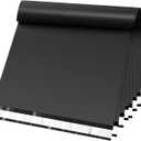 Famagic Poly Mailers, 50pc 19x24 Inch Opaque Shipping Bags, Tearproof and Waterproof Chic Mailing Envelopes, Self Seal Black