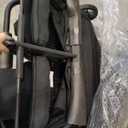 UPPAbaby Minu Duo Side-by-Side Double Stroller - Lightweight + Compact Design for Travel - Easy Fold- from Birth to Toddler - Independent Recline -James (Black/Carbon Frame/Black Leather)
