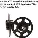 3M Scotch ATG 700 Adhesive Applicator, 1/2 in and 3/4 in wide rolls, Yellow