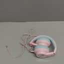 iClever Kids Headphones for School/Travel with Safe Volume 85dBA, HS19S Stereo Sound Over-Ear Girls Boys Headphones for Kids, Foldable 3.5mm Wired Headphone for iPad/Computer (A Pink Star)