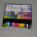ARTISTRO 24 Dual-Tip Fabric Markers - Fabric Decorating Kit - Permanent for Clothes - No Bleed Pens for T-Shirts, Bags, Textile, Canvas, and More (Brush Tip and Fine Tip)