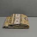 Washable Runner Rug 3x8 - Hallway Runner Rug Kitchen Rugs and Mats Non Skid Washable Waterproof Carpet Runner for Living Room Bedroom Bathroom (Gold, 3X8)