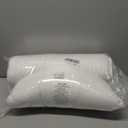 Amazon Basics Down-Alternative Pillows for Stomach and Back Sleepers, Soft Density, Machine Washable, 20 x 36 inches, White, 2-Pack
