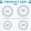 4 Pack Tom Drum Heads 10" 12" 14" 16", 10in,12in, 14in, 16in