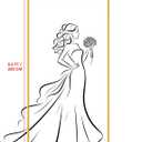 Gold Wedding Arch Backdrop Stand, 6.6 * 3.3FT Square Backdrop Stand Balloon Flower Metal Frame for Ceremony, Anniversary, Party, Birthday,Baby Shower Photo Booth Decoration