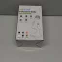 ZealSound Podcast Microphone, Noise Cancellation Mic with Gain, Volume Adjustment & Mute Button, Monitor & Echo, for ASMR, Vocal Recording, YouTube, TikTok, PC, iPhone, iPad, Android, Mac, K66, White