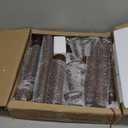 Solid Wood Coat Rack Freestanding Coat Tree with 10 Hooks for Bedroom, Livingroom, Entryway, Sturdy Coat Hanger Stand for Hats, Coats, Scarves, Handbags, Purses (Walnut Brown)