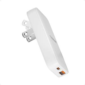 Flat Wall Charger USB C PD 45W, TESSAN Flat USB Wall Plug Foldable, Outlet Adapter Fast Charging Block, Ultra Slim Charger Compatible with iPhone 17/16/15 Series and Samsung Galaxy Models, Travel