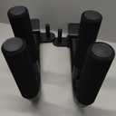 Muti-Grip Dip Bars Attachment for Power Cage with 5/8" or 1" Hole, Non-Slip Wide & Narrow Grip Dips Double Handles, 600 lbs Capacity, Squat Rack Attachment for Dips, Inverted Rows, Push-Ups (Black For 2" x 2" Rack)