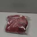 ZeeMart Linen Checked Throw Pillow Covers Set of 2, 16x16 Inch Burgundy/Cream, Farmhouse Decorative Single Sided Grid Embroidered Couch Pillow Cases Red Cotton Linen Cushion Covers