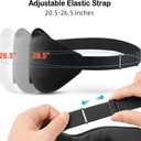 LitBear Sleep Mask for Side Sleeper Women Men, Eye Mask for Sleeping Light Blocking, 3D Contoured Cup Sleeping Mask, Soft Breathable Sleep Eye Mask with Adjustable Elastic Strap for Travel