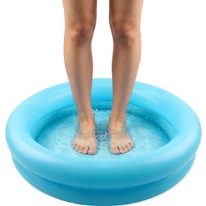 CALIDAKA Inflatable Swimming Pools for 03 Years, Inflatable Kiddie Paddling Pools, Blow Up Small Lounge Pools Outdoor Inflatable Swimming Pool (Blue)