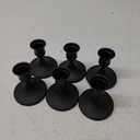 6PCS Black Taper Candle Holders, Vintage Metal Candlestick Holders for Dinner Room Table Centerpiece or Mantel Wedding Party Decor (Set of 6)