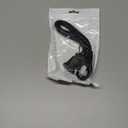 3Ft Extension Cord Cables US 2 Prong Extension Cords 2 Outlet 125v 10A Male to Female Extension Power Cable for Nema 1-15P to 1-15R Cable Polarity Black