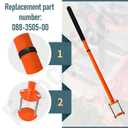 088-3505-00 088-3500-00 Mowers Mount Assist Handle Kit for Bad Boy Mowers (Except R Series), Zero Turn Mower Accessories, Grab Assistant Bar, Easy to Get On and Off Orange