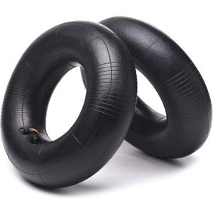 AR-PRO 11x4.00-5|11x4.50-5|11x6.00-5 Heavy Duty Replacement Inner Tube with TR-87 Bent Valve Stem (2-Pack) - for Wheelbarrows, Mowers, Hand Trucks and More