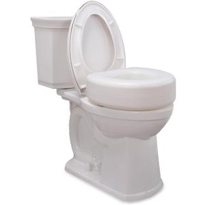 770-610 4 Inch Portable Raised Toilet Seat Riser, Elevated Toilet Seat for Seniors