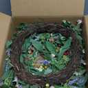 Jobflower Spring Wreath, 24" Daisy and Lavender Wreath,Beautiful Artificial Summer Wreaths for Front Door, Porch, Fireplace, Indoors and Outdoor Home Decoration