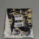 Magritta Women's Print Midi Skirt with Pocket Elastic High Waist 2025 Trendy Black Painting Swing Skirts for Women Medium