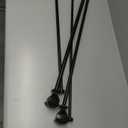 EXCLUSIVE HOME Napoleon Double Curtain Rod and Finial Set, Matte Bronze, 36"-72"