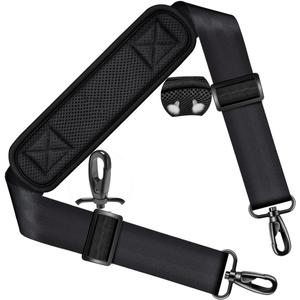 ZINZ Shoulder Strap 58" Ultra-Thick Fixed Padded and Adjustable Buckles Crossbody Strap for Briefcase Laptop Bag Luggage (Black)