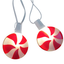 Ganeen 2 Pcs Jumbo Christmas Lights String Christmas Outdoor Decorations Lights Giant Christmas Lights Large Hanging LED Bulbs for Holiday Xmas Roof Home Tree Yard(Candy Style, Total 32 FT)