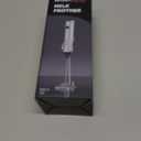 Bonsenkitchen Rechargeable Milk Frother with Stand, 3-Speed Handheld Coffee Frother, Dual Spring Whisk Electric Hand Frother Wand Drink Mixer for Matcha Lattes Cappuccino, Kitchen Gifts (Silver)