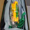 Jovizo Golf Chipping Game with Double-Sided Mat, 2 Adjustable Golf Clubs, 20 Sticky Balls, Outdoor Indoor Family Toss Game, Sport Toy Birthday Gift for Kids Adults