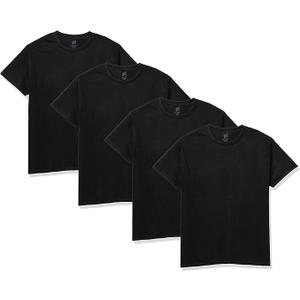 Men's Essentials Tshirt 4 Packs, ComfortSoft Tee, Cotton Shirt for Men, Size XXL