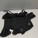 Avidlove Plus Size Lingerie for Women Sexy Lingerie Dress Lace Babydoll Lingerie V-Neck Open Front Strap Nightdress (3X-Large, Black)