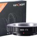 K&F Concept Lens Mount Adapter Compatible with Leica M39 (39mm x1 Leica Thread Mount) Lens to Fujifilm X-Pro1 Mirrorless Camera