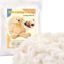 ZXIIXZ 200g/0.44lb Cotton Filling, (7oz-4.4 lb) Natural Cotton Stuffing for Stuffed Crochet Animals, Soft Premium Fiber Fill Cotton Batting for Pillow Stuffing, Cushions, DIY Stuffing Home Crafts