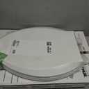 Bemis 730SLEC Slow Close Toilet Seat, Easy Clean Hinges and Durable Plastic Seat, Made in USA, Round, White