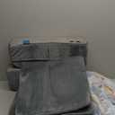 Kayfia Reading Pillow, 10 in 1 Back Pillow for Bed Sitting up with Detachable Arms Rest, Back Rest with Gel Memory Foam, Husband Pillow for Reading/Gaming/Working in Bed or Couch 19", Gray