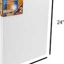 Practica Economy Stretched Cotton Canvas 20-Pack - 18x24 - Acid-Free Acrylic Primed Canvas for Acrylics, Pastels, Graphite, & More!