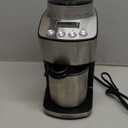 Conical Burr Coffee Grinder Electric, Espresso Grinder for Home Use, Burr Mill with 51 Grind Settings, Precision Electronic Timer, Stainless Steel Container