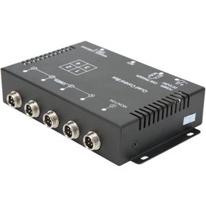 Fydun Car Parking Camera Video Splitter 4 Channel Car Backup Camera Video Screen Splitter Switch for RV Truck Bus Trailer 1080P DC12V 24V