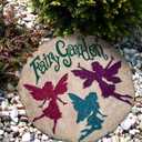 Spoontiques - Garden Dcor - Family Stepping Stone - Decorative Stone for Garden (Family Never Ends)