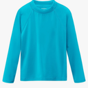 Boys Rash Guard Swim Shirts Long Sleeve UPF 50+ Swimwear Youth Kids Sun Protection SPF Water Surfing Shirts Quick Dry, Size 7-8Y