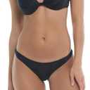 Body Glove Standard Smoothies Solid Minimal Coverage Thong Bikini Bottoms for Women M