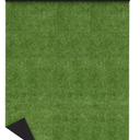Turf,61.5in,10lbs,  Green Artificial Grass Area Rug