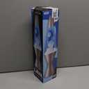 Lava Lamp White Blue and Silver 14.5"