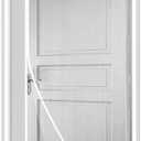 HOMWMPA Side Opening Magnetic Screen Door, Fit Door Size 32 x 80 Inch, Reversible Left and Right Removable Screen Door Mesh with Strong Magnet, Actual Mesh Size 34" x 81", White