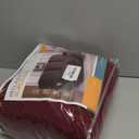 Ruaozz Recliner Sofa Covers Recliner Chair Covers Couch Covers for Reclining Couches with Pockets Washable Furniture Protector with Elastic Bottom (3 Seater, Wine)