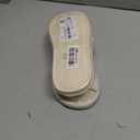 Evshine House Slippers for Women Memory Foam Bedroom Slippers Corduroy Open Toe Slides Shoes Indoor and Outdoor, 270MM