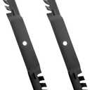 GX22151 Gator Blade for 42'' Deck, Compatible with J OHN Deere 102, 105, 115, 125, 135, D100, D105, D110, D120, E100, E110, E120, LA100, LA105, LA110, Replaces GY20850, AM141033, 2 Pack