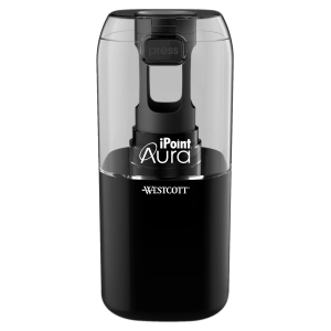 Westcott iPoint® Aura Battery Pencil Sharpener, Assorted Colors (17319)